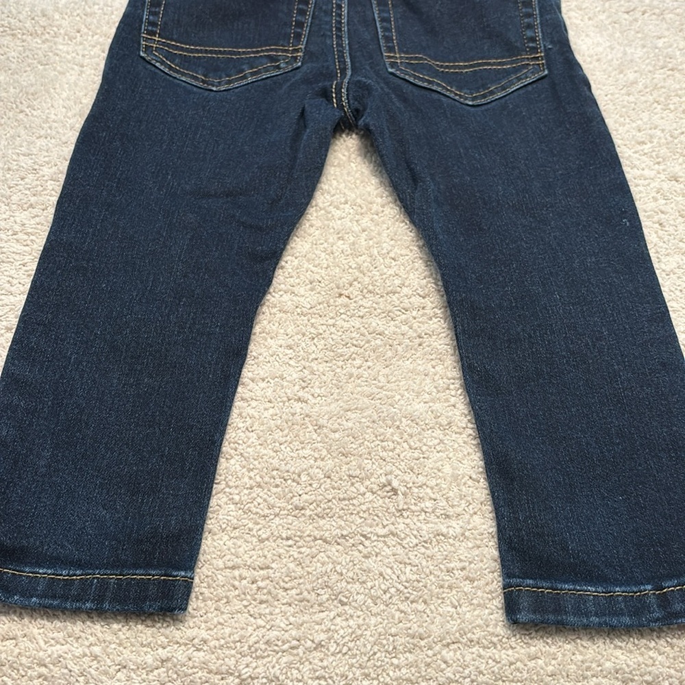 Cat & Jack Super Stretch Skinny Boys Toddler Jeans 2T - Picture 4 of 8